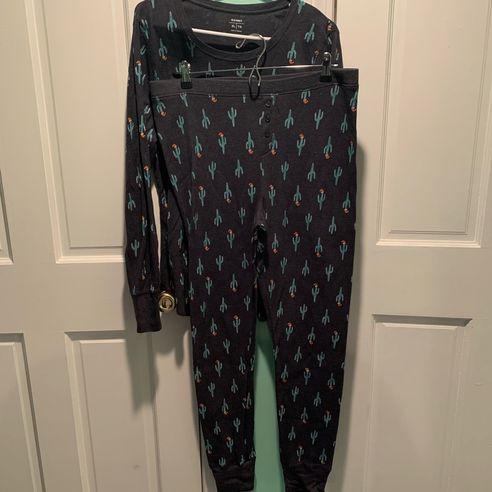 Old Navy Long John PJ Set